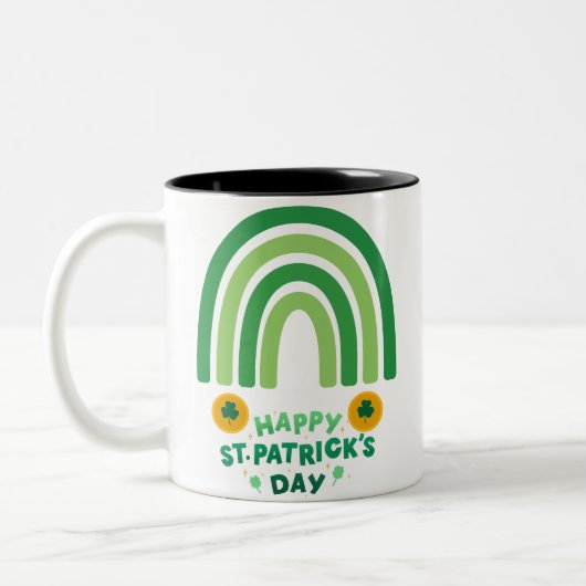 St. Patrick's Day Blessing Mug Tweekleurige Koffiemok (Links)