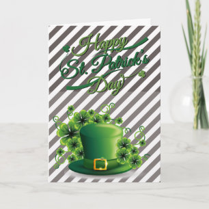 St Patrick's Day Blessing Wenskaart Kaart