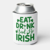 St. Patrick's Day-blikkoeler Blikjeskoeler (Blikje Achterkant)