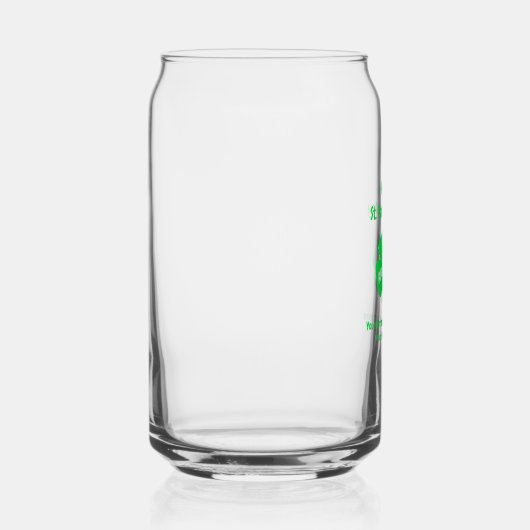 St Patrick's Day Blikvorm Glas (Rechts)