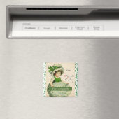 St. Patrick's Day bloem papiermagneet Magneet (Insitu (Vaatwasser))