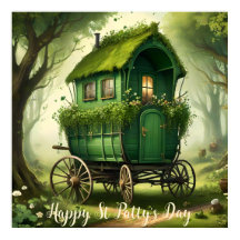  St Patrick's Day Boho Gypsy Wagon.