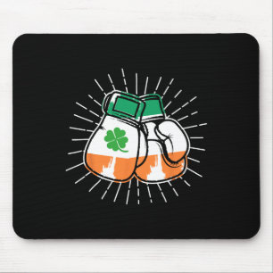 St. Patricks Day Boksliefhebber Ierse Handschoenen Muismat