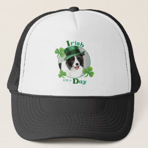 St. Patrick's Day Border Collie Trucker Pet