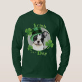 St. Patrick's Day Boston Terrier T-shirt (Voorkant)