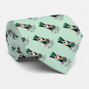 St. Patrick's Day Boston Terrier (zwart) Dog Funny Stropdas