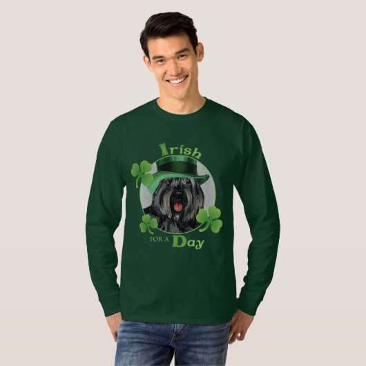 St. Patrick's Day Bouvier T-shirt (Voorkant volledig)