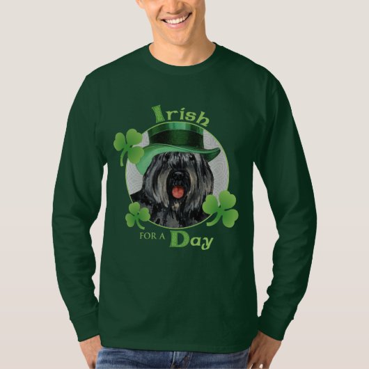 St. Patrick's Day Bouvier T-shirt (Voorkant)