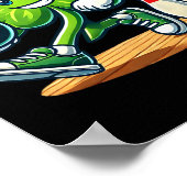 St Patrick's Day Bowling Boys Meisjes Schattige Sh Poster (Hoek)