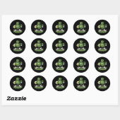 St. Patrick's Day Bowling Drink bierliefhebber spe Ronde Sticker (Vel)