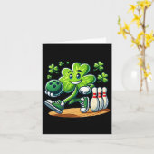 St. Patrick's Day Bowling Jongens Meisjes Cute Sha Kaart (Gele Bloem)