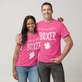 St Patricks Day Boxer Dog Mom Grappig Iers cadeau T-shirt (Unisex)