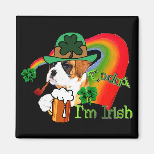 St. Patricks Day Boxer Magneet (Voorkant)