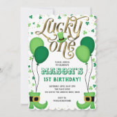 St Patrick's Day, Boy 1st Birthday, Lucky One Kaart (Voorkant)
