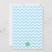 St Patrick's Day Boy Baby shower Kaart (Achterkant)