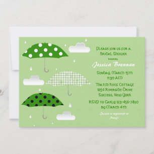 St. Patrick's Day Bridal Shower Invitation Kaart