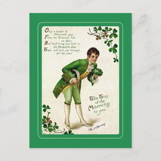 St Patrick's Day briefkaart (Voorkant)