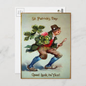  St. Patrick's Day Briefkaart (Voorkant / Achterkant)