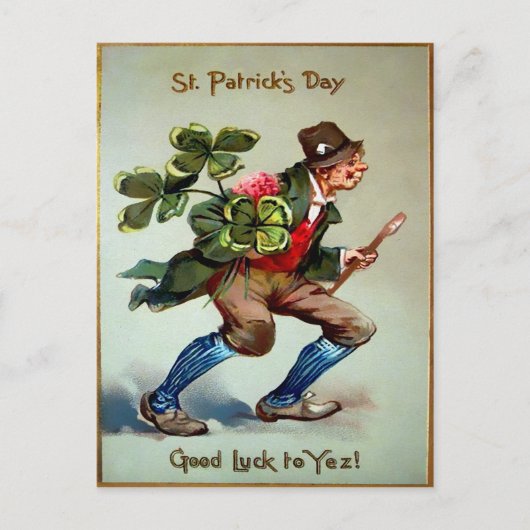  St. Patrick's Day Briefkaart (Voorkant)