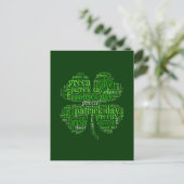 St. Patrick's Day Briefkaart (Staand voorkant)