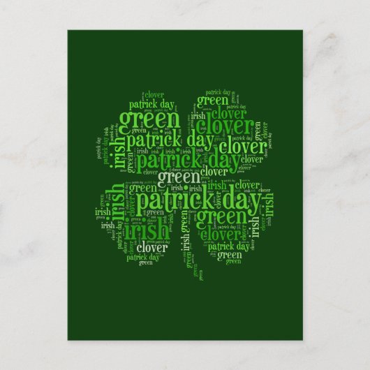 St. Patrick's Day Briefkaart (Voorkant)