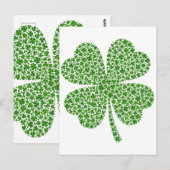 St. Patrick's Day Briefkaart (Voorkant / Achterkant)