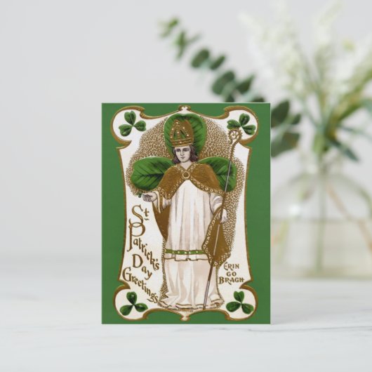 St. Patrick's Day Briefkaart (Staand voorkant)