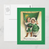 St Patrick's Day briefkaart (Voorkant / Achterkant)