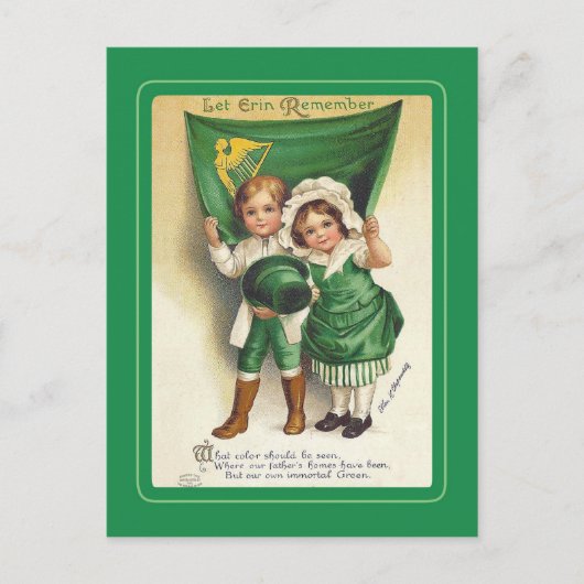 St Patrick's Day briefkaart (Voorkant)