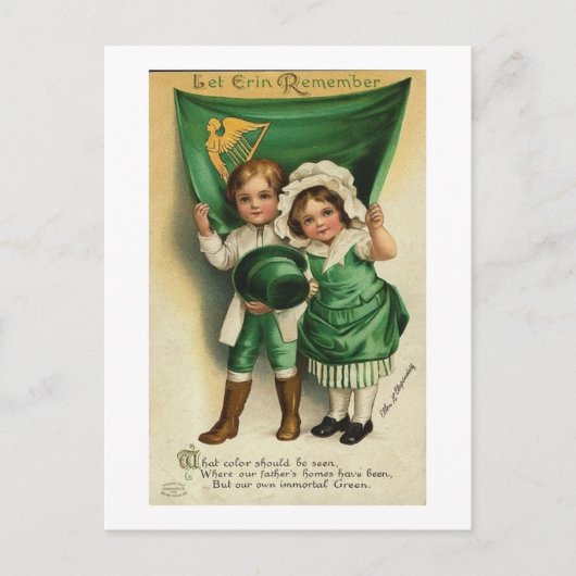St Patrick's Day Briefkaart (Voorkant)