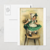 St. Patrick's Day Briefkaart (Voorkant / Achterkant)