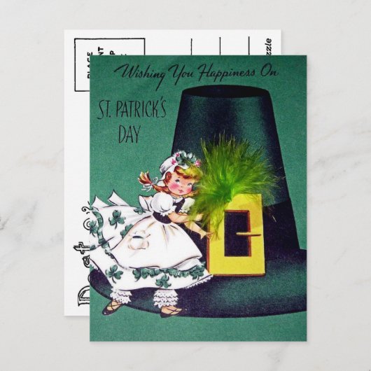 St. Patrick's Day Briefkaart (Voorkant / Achterkant)