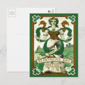 St. Patrick's Day Briefkaart (Voorkant / Achterkant)