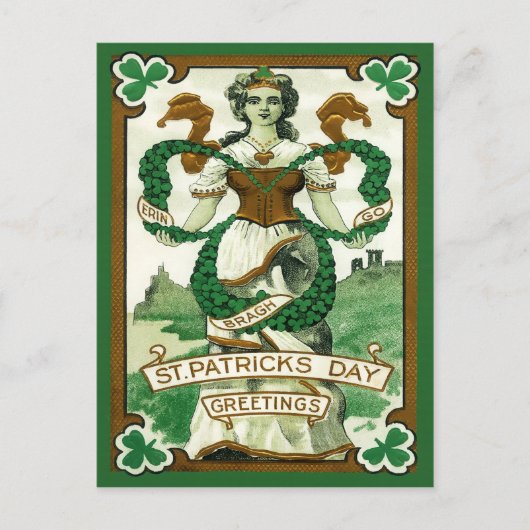  St. Patrick's Day Briefkaart (Voorkant)
