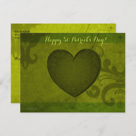 St. Patrick's Day Briefkaart (Voorkant / Achterkant)