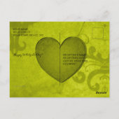 St. Patrick's Day Briefkaart (Achterkant)