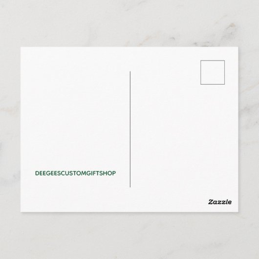 St. Patrick's Day Briefkaart (Achterkant)