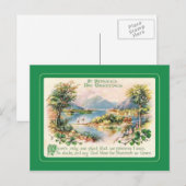 St Patrick's Day briefkaart (Voorkant / Achterkant)