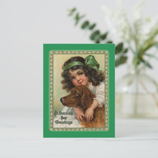  St Patrick's Day briefkaart (Staand voorkant)