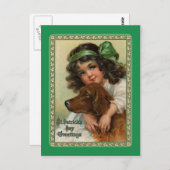 St Patrick's Day briefkaart (Voorkant / Achterkant)