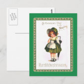 St Patrick's Day briefkaart (Voorkant / Achterkant)