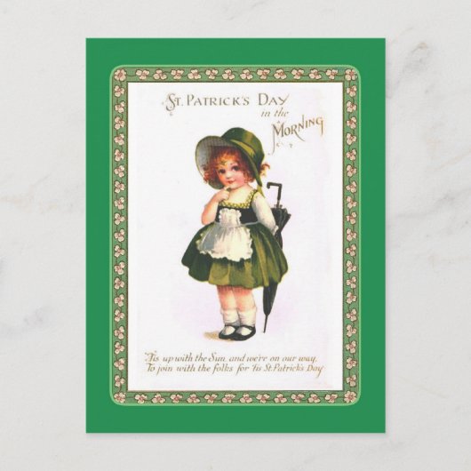 St Patrick's Day briefkaart (Voorkant)