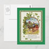 St Patrick's Day briefkaart (Voorkant / Achterkant)