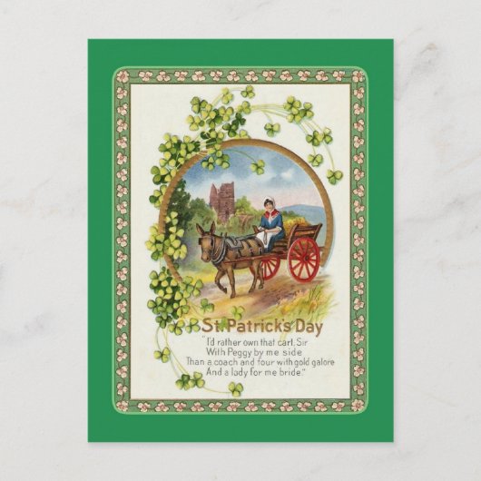 St Patrick's Day briefkaart (Voorkant)