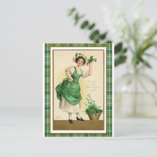  St. Patrick's Day Briefkaart (Staand voorkant)