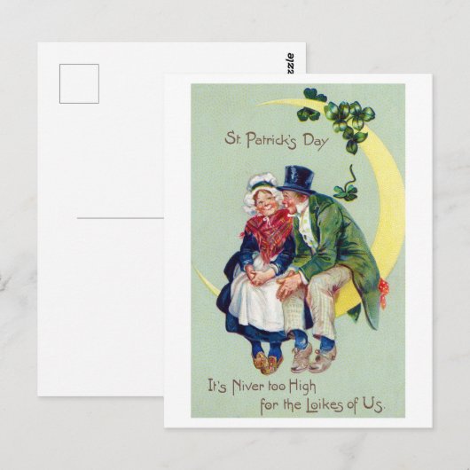 St. Patrick's Day,  Briefkaart (Voorkant / Achterkant)