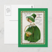 St Patrick's Day briefkaart (Voorkant / Achterkant)