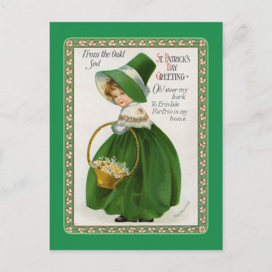 St Patrick's Day briefkaart (Voorkant)