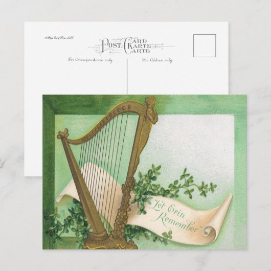 St. Patrick's Day Briefkaart (Voorkant / Achterkant)