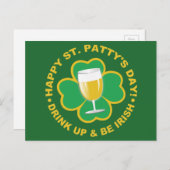 St. Patrick's Day briefkaart (Voorkant / Achterkant)